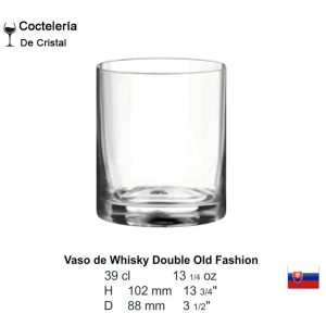Vaso de Whisky Double Old Fashion 13 1/4 oz