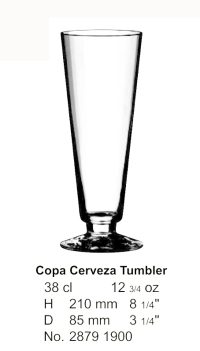 Copa Cerveza Tumbler 12 3/4 oz