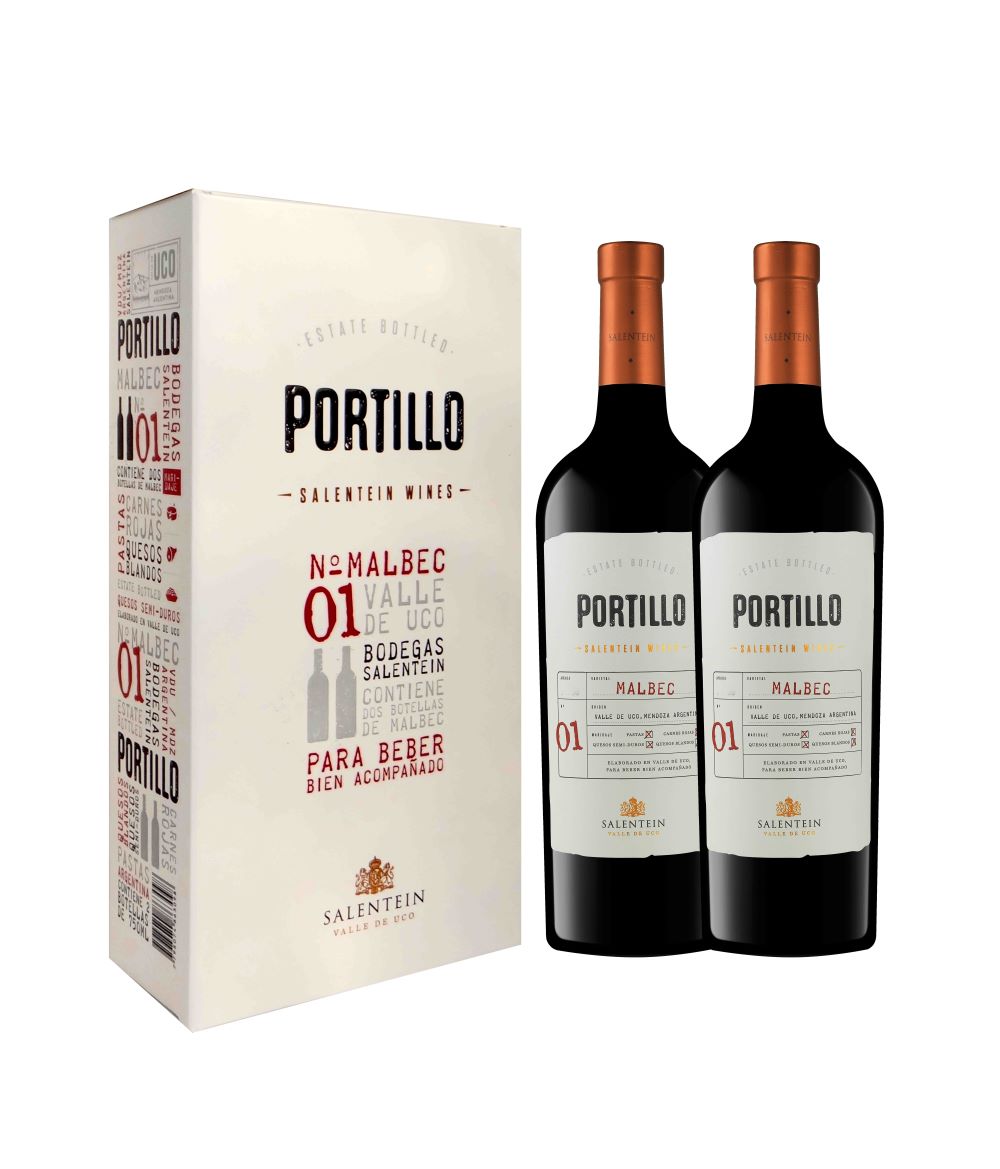 Pack Portillo Malbec 750ml. x 2 und.