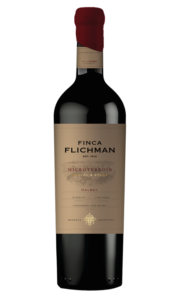 Dedicado Microterroir Malbec Gravel & Stone 750ml. GRATIS: 6 copas RONA