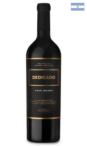 Dedicado Gran Malbec 750 ml. GRATIS: 6 copas RONA
