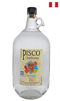 Pisco Bernina Galón Quebranta 4 Lt.