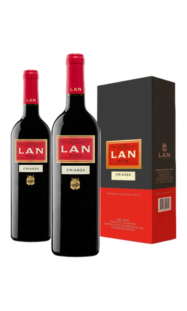 Lan Crianza 750 ml x2