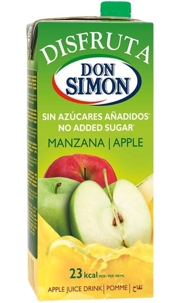 JUGO NATURAL DISFRUTA SABOR MANZANA 1lt