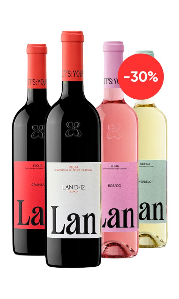Pack LAN - D12 + Crianza + Verdejo + Rosado 750ml