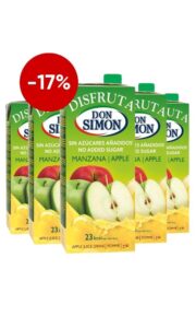 Jugo natural DISFRUTA de manzana 1lt x 6 unidades