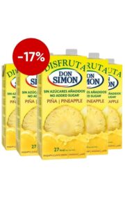 Jugo natural DISFRUTA de piña 1lt x6 unidades