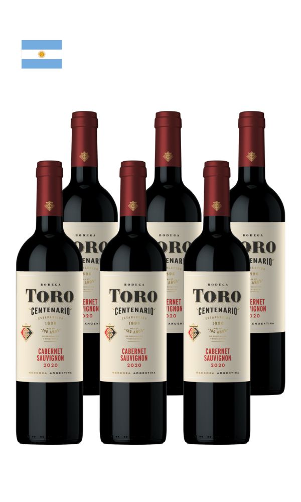 Caja x6 Vino Toro Centenario Cabernet Sauvignon 750ml